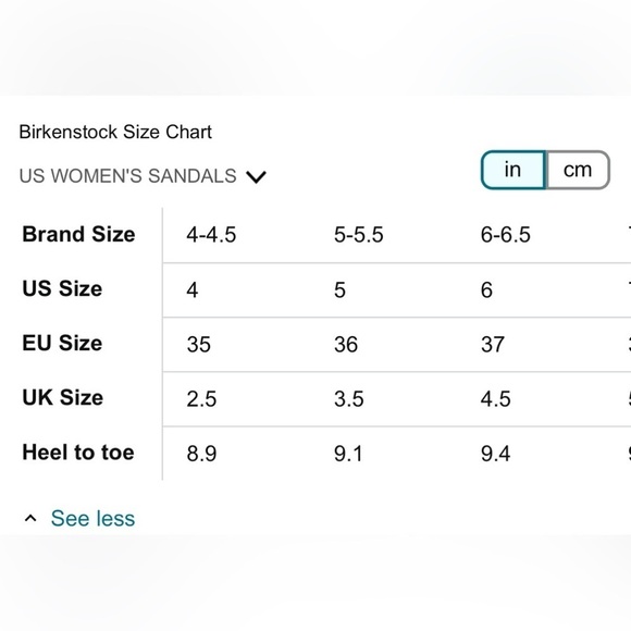 Birkenstock Women's Arizona Soft Footbed Sandals
Size EU 37 = US 6-6.5 Sample - Picture 4 of 8